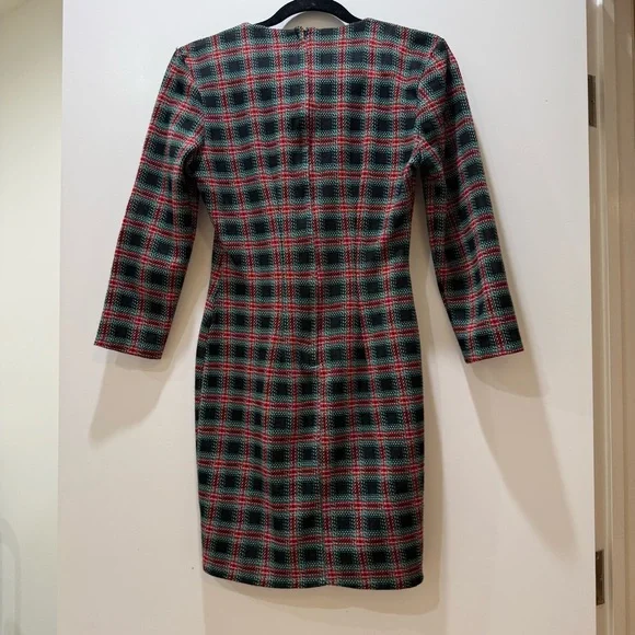 Vintage Plaid Dress - Picture 4 of 5